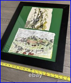 Purvis Young SAINTS Framed Artwork 20x24 COA