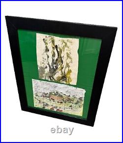 Purvis Young SAINTS Framed Artwork 20x24 COA