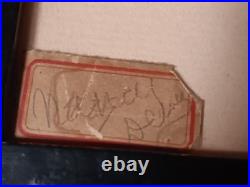 RARE PAINTING 1928 Water Color By 12 Yr Old, Peter Dewey, Warsaw Poland ORIG