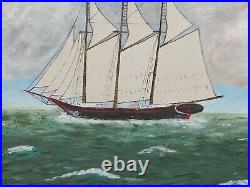 RARE Vintage 1965 Oil by Gil (Gus) Hedges Founder of THE FLORIDA HIGHWAYMEN