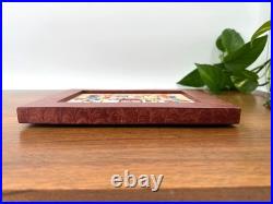 RARE Vintage Original Nancy Stewart Bassford Birthday Party Folk Art Painting