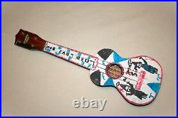 R A Miller Outside Original American Folk Art Masterpiece Painted Ukulele Guitar