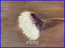 R. H. Zimels Signed Vintage Antique Oil Painting Still Life Folk Art Naive 20th C