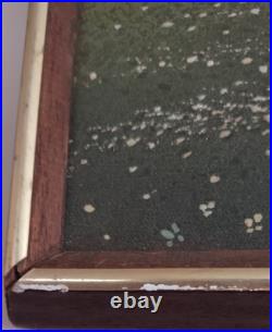 R. Iyuins Original Oil on Canvas Primitive Folk Art Farm Scene 21.5 X 25.5 R. Iyuins Original Oil on Canvas Primitive Folk Art Farm Scene 21.5 X 25.5