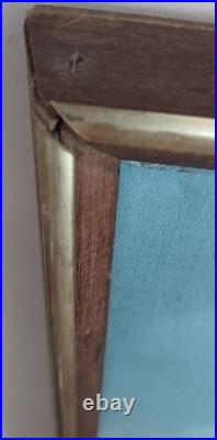 R. Iyuins Original Oil on Canvas Primitive Folk Art Farm Scene 21.5 X 25.5 R. Iyuins Original Oil on Canvas Primitive Folk Art Farm Scene 21.5 X 25.5