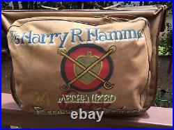 Rare Original WW2 US Army Bomber Bag Painted with Folk Art Japan Harry Hammel