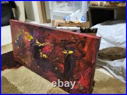 Resin Incredibly Original Gallery Sized Outsider Art Piece Professional Large