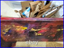 Resin Incredibly Original Gallery Sized Outsider Art Piece Professional Large