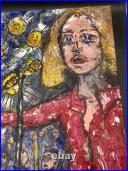 Reverend Bill Comeau Folk Art Painting Singer Musician Rock Star Outsider Reverend Bill Comeau Folk Art Painting Singer Musician Rock Star Outsider
