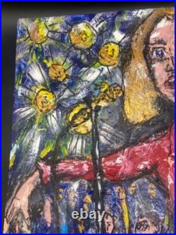 Reverend Bill Comeau Folk Art Painting Singer Musician Rock Star Outsider Reverend Bill Comeau Folk Art Painting Singer Musician Rock Star Outsider