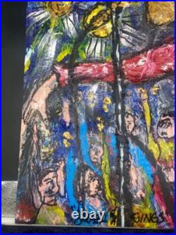 Reverend Bill Comeau Folk Art Painting Singer Musician Rock Star Outsider Reverend Bill Comeau Folk Art Painting Singer Musician Rock Star Outsider