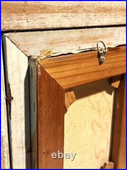 Robert Scott (American), VTG c. 1970's Orig. Folk Art O/C Parisian Street Scene