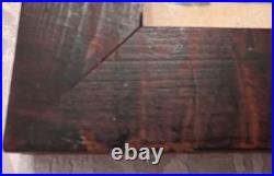 SIGNED ANN REA Folk Art Sheep with Birds Theorem Painting Oil On Velvet