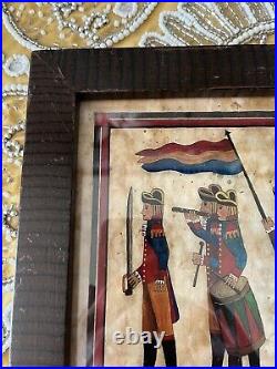 SWEET LAND OF LIBERTY Signed By Susan Daul 285/500 American Folk Art Framed