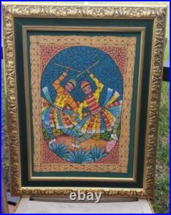 Saincilus Ismael Original Haitian Haiti Art Painting Major Jonc Baptiste