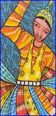 Saincilus Ismael Original Haitian Haiti Art Painting Major Jonc Baptiste