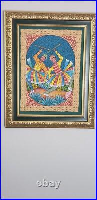 Saincilus Ismael Original Haitian Haiti Art Painting Major Jonc Baptiste
