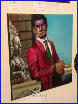 Sangre Azteca. Oil On Canvas 20X20 1/3 Paintings About Modern Mesoamerican Ppl Sangre Azteca. Oil On Canvas 20X20 1/3 Paintings About Modern Mesoamerican Ppl
