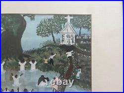 Scenes From the Old South Folk Art work by BS Tribadeaux Museum Quality Rare