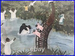 Scenes From the Old South Folk Art work by BS Tribadeaux Museum Quality Rare