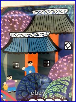 Shi Yiu Ping Guangdong Guache Painting Chinese Folk Art
