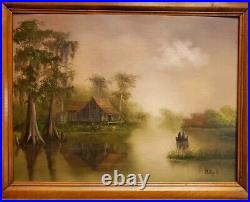 Signed 1981 Oil Painting Unidentified Artist 20x24