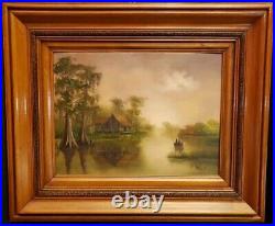 Signed 1981 Oil Painting Unidentified Artist 20x24