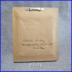 Signed Ann Rea Santa Claus Christmas Oil On Velvet Theorem Paintings Lot Of 3