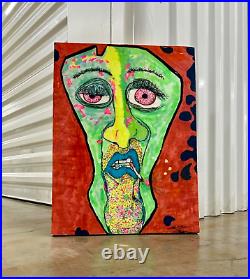 Signed Cutler Original Outsider Art Painting Does it really matter