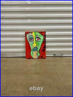 Signed Cutler Original Outsider Art Painting Does it really matter