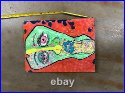 Signed Cutler Original Outsider Art Painting Does it really matter