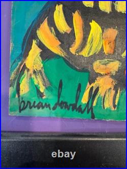 Signed Original of Brian Dowdall Folk Art Made of Found Materials