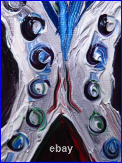 Skull Mask Oil? Painting Realism Art? Vintage Original? Day Of The Dead Skeleton Na