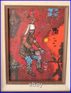Small Painting & Book Jim Covarrubias Santa Fe NM Phoenix Arizona