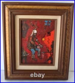 Small Painting & Book Jim Covarrubias Santa Fe NM Phoenix Arizona