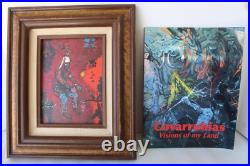 Small Painting & Book Jim Covarrubias Santa Fe NM Phoenix Arizona