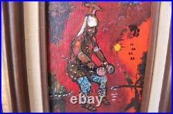 Small Painting & Book Jim Covarrubias Santa Fe NM Phoenix Arizona