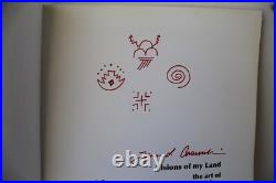 Small Painting & Book Jim Covarrubias Santa Fe NM Phoenix Arizona