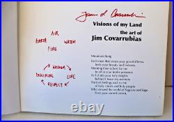 Small Painting & Book Jim Covarrubias Santa Fe NM Phoenix Arizona