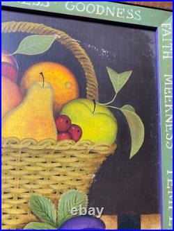 Superb Diane Ulmer Pedersen 1992 The Fruit Of The Spirit Oil Painting Framed