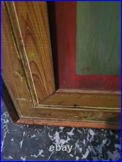 TWO HEARTS Louisiana Rural Folk Art Vintage Original Painting Black Family South