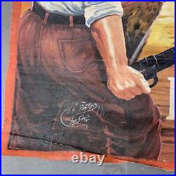 The Mummy ghana movie poster Oil On Floursack By Ja Pastony