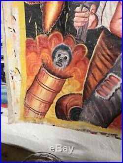 They Live Ghana Mobil Cinema Movie Poster Hand Painted Folk Art Horror Warsti