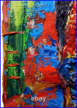 Thick Oil Painting? Realism Art? Signed Original Outsider? Male Man Portrait Ooak A