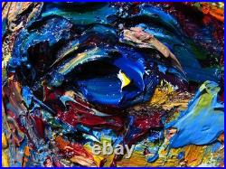 Thick Oil Painting? Realism Art? Signed Original Outsider? Male Man Portrait Ooak A