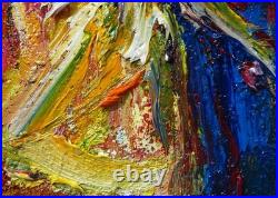 Thick Oil Painting? Realism Art? Signed Original Outsider? Male Man Portrait Ooak A