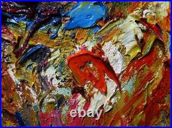 Thick Oil Painting? Realism Art? Signed Original Outsider? Male Man Portrait Ooak A
