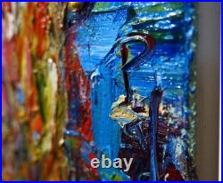 Thick Oil Painting? Realism Art? Signed Original Outsider? Male Man Portrait Ooak A