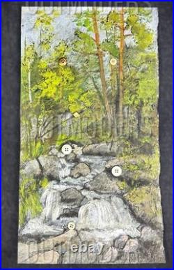 Through the Stones Creek Tree Song Painting by Apaydinli Contemp. Expressionism