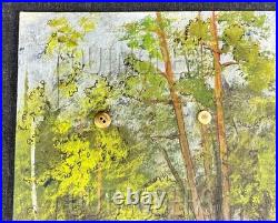 Through the Stones Creek Tree Song Painting by Apaydinli Contemp. Expressionism